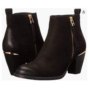 BRAND NEW - STEVE MADDEN WANTAGH LEATHER ANKLE BOOTS 7.5M